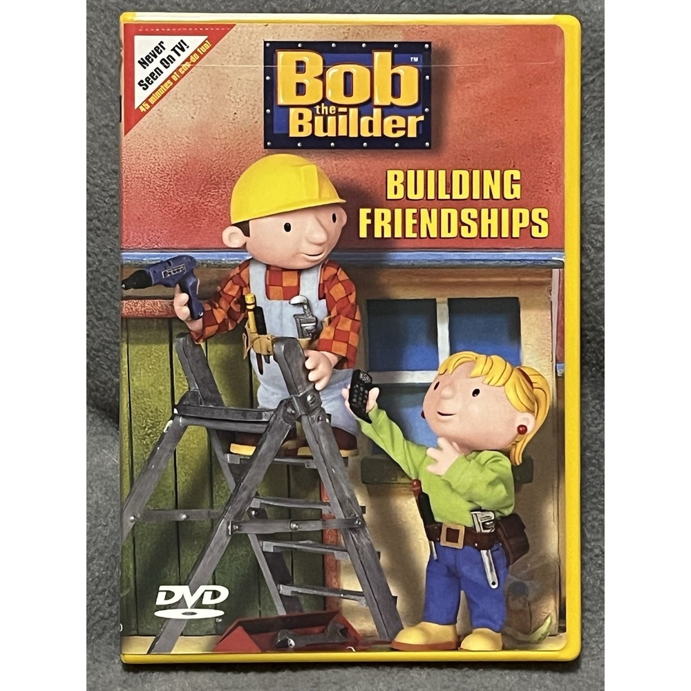 VTG‎ Bob The Builder- Building Friendships DVD-Rare 2003